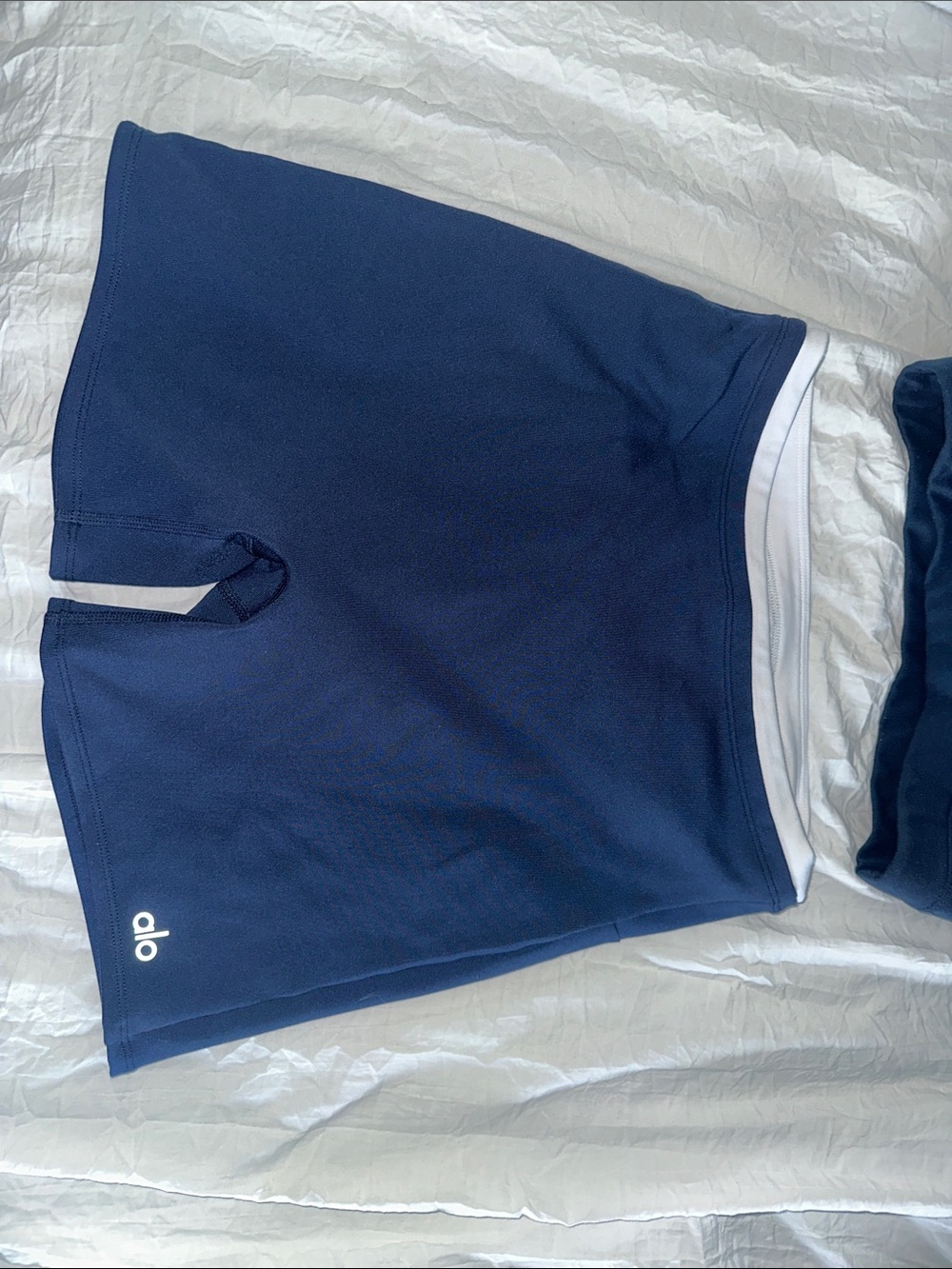 ALO Yoga Navy Performance women’s biker Shorts